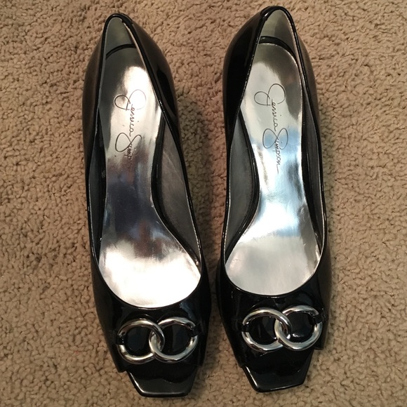 Jessica Simpson Black Heels