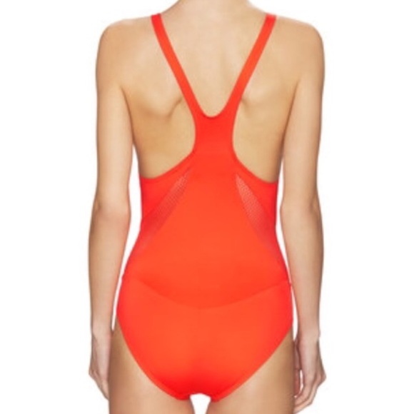 Never used orange One piece bathing suit - Picture 2 of 3