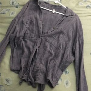 Free People button down top
