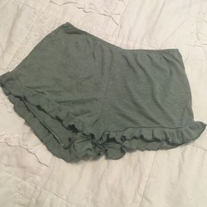 Flowy and frilly shorts