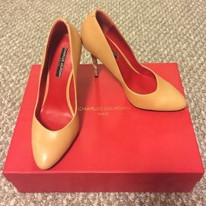Charles Jourdan Nude Pumps Brand New
