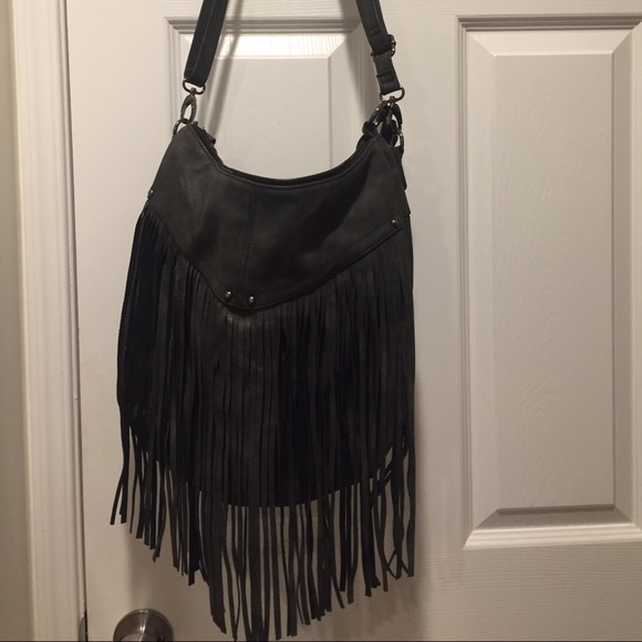 medium fringe crossbody