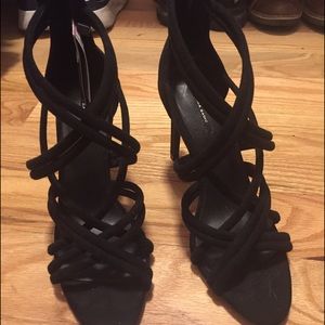 Zara black heels