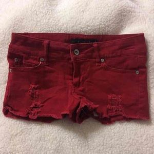 Lovesick Red Shorts