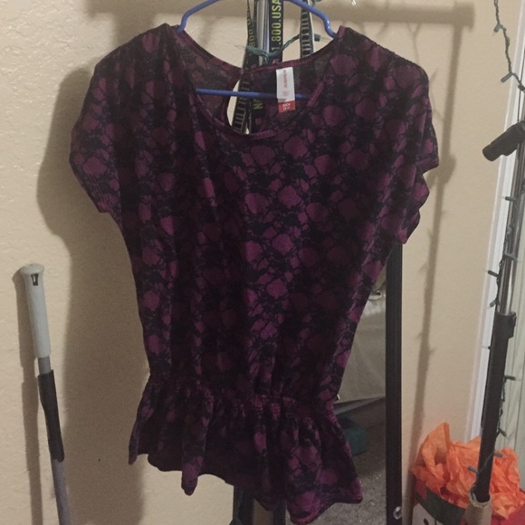 Small black and pink formal shirt