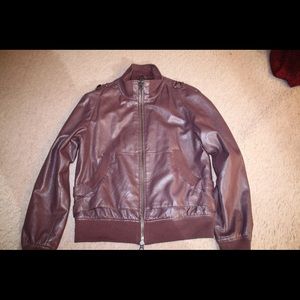 Black Apple leather jacket