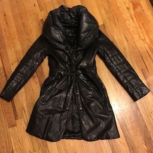 Lambskin, Pillow Collar Quilted-sleeve Jacket