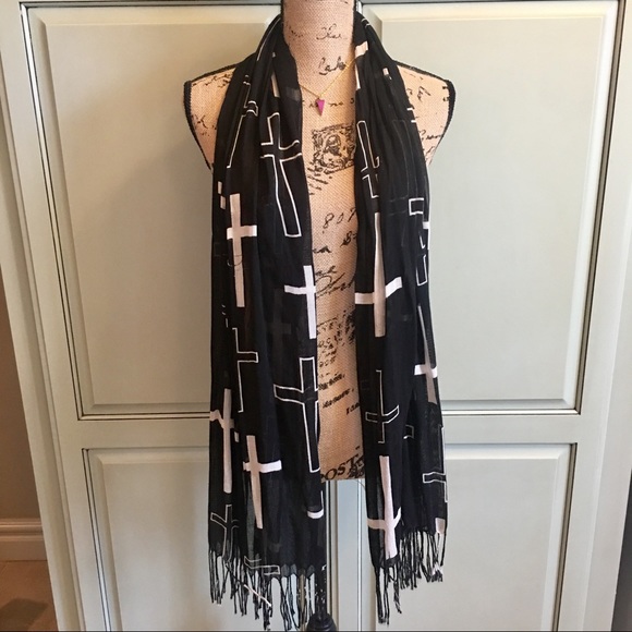 Tilly's Accessories - Cross Scarf