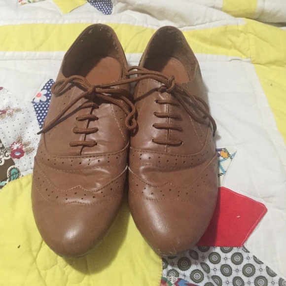 oxford Shoes - Brown Ollio Oxfords