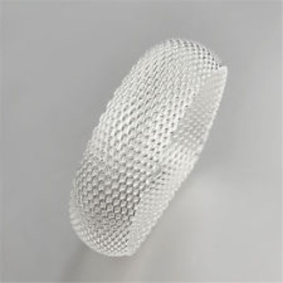 ⭐️ONE LEFT$275 Solid Sterling Mesh Bangle Bracelet - Picture 2 of 5
