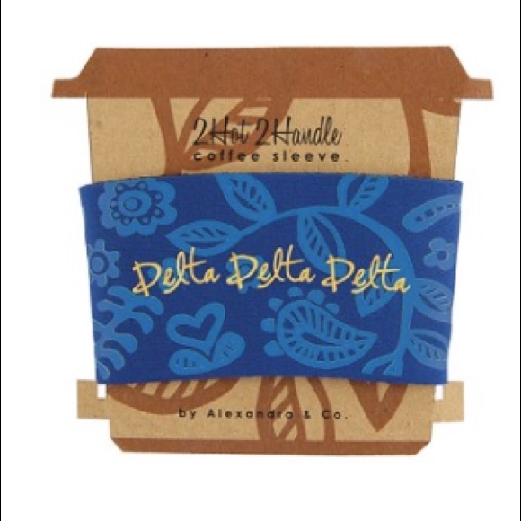 Delta Delta Delta Coffee Sleeve
