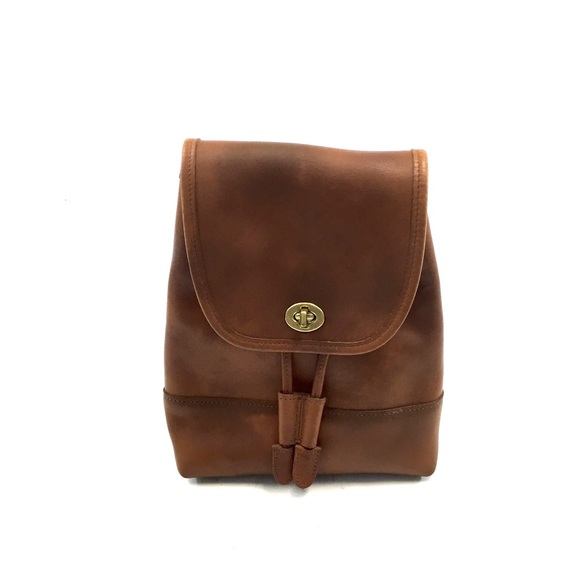 Coach Authentic Leather Backpack