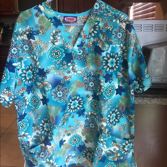 2 brand new scrub tops