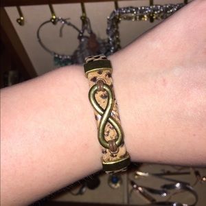 infinity cork bracelet