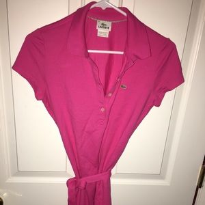 Gently worn Pink Lacoste tennis dress