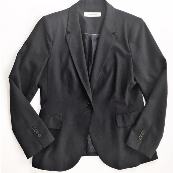 Zara Jackets & Blazers - Zara Basic navy blazer