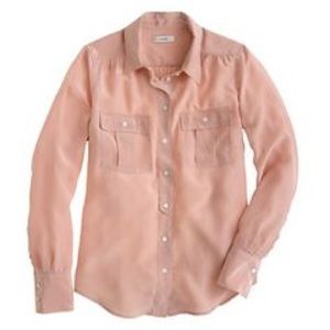 JCrew: Silk Blythe blouse 100% silk