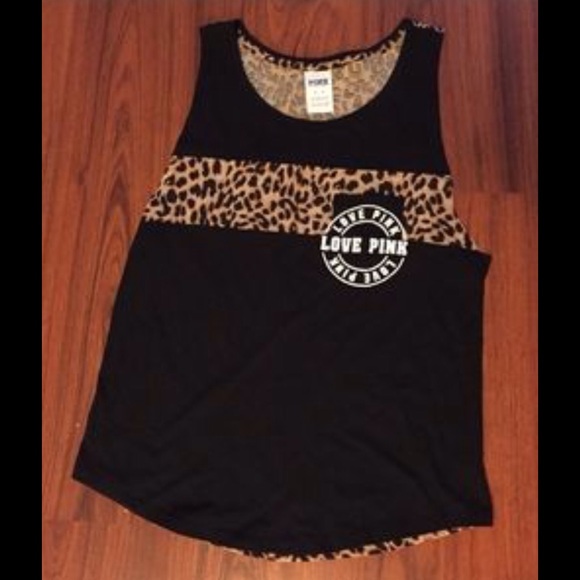 Pink victoria secret muscle tank