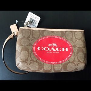 Brand new Coach wristlets in canvas