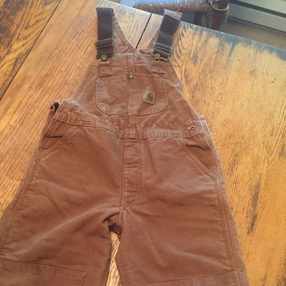 Boys Carhartt Quilt lined overalls