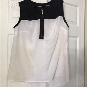 Lane Bryant sz 14 zipper front shirt