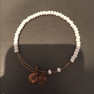 Alex & Ani White Beaded Bracelet