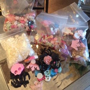 Acrylic arts and craft gems for phone cases, etc.