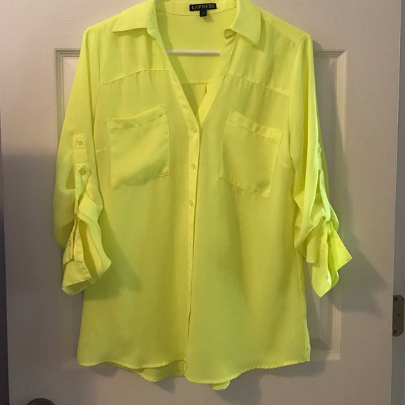 Express Portofino Bright Lime/Yellow Top