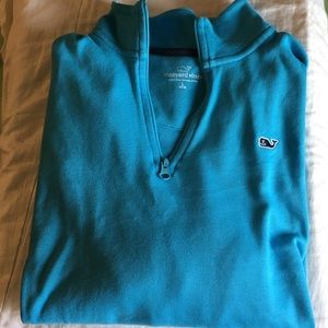 Light Blue Vineyard Vines Quarter Zip