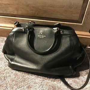 Kate Spade black leather bag
