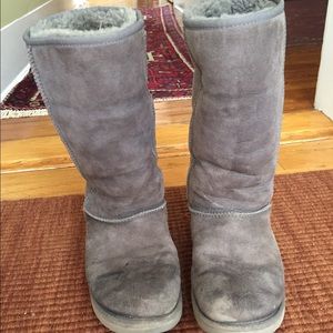 Gray classic UGG tall boots size 9