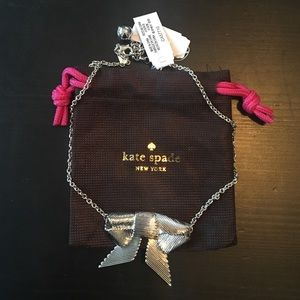 Kate Spade Silver All Wrapped Up Necklace