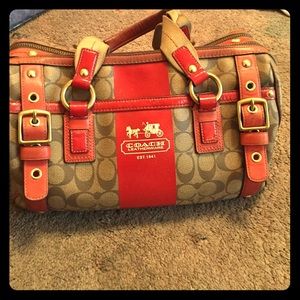 Coach leather handbag
