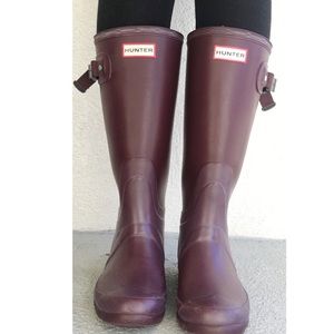 Hunter rain boots- size 5