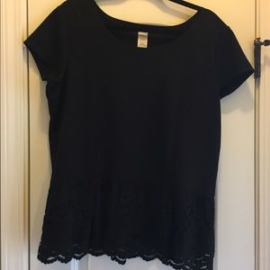 black lace peplum🌹