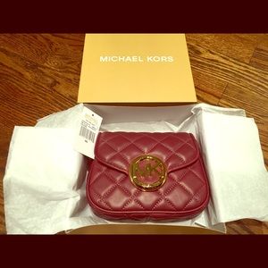 Michael Kors Fulton Quilted-Leather Crossbody bag