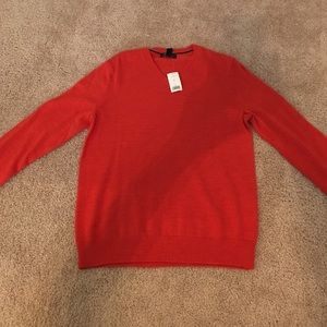 Men's banana republic v-neck Marino wool sweater