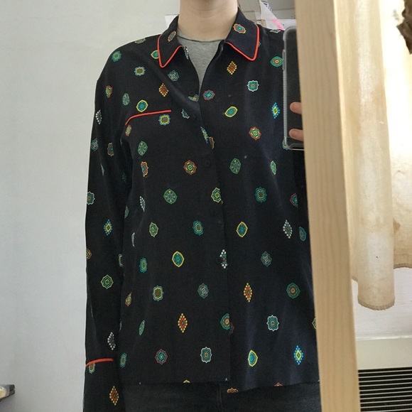 Kenzo X H&M silk blouse