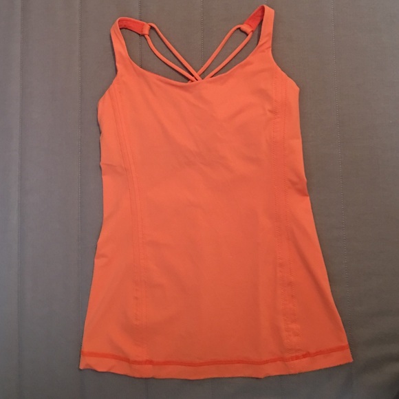 Lululemon Free to Be Tank in Pizzaz Orange size 4