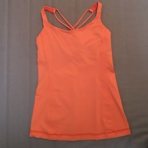 Lululemon Free to Be Tank in Pizzaz Orange size 4