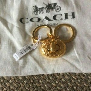 Coach  key lock key chain