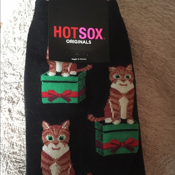 Adorbs Christmas Cats HotSox - Picture 1 of 3
