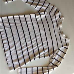 Land's End striped long sleeve shirt