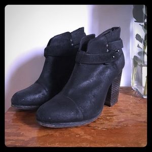 rag & bone black waxy harrow bootie