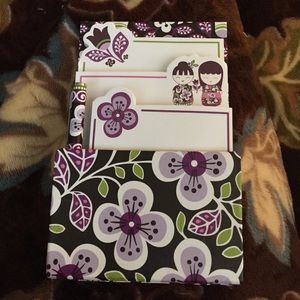 Vera Bradley stationary set
