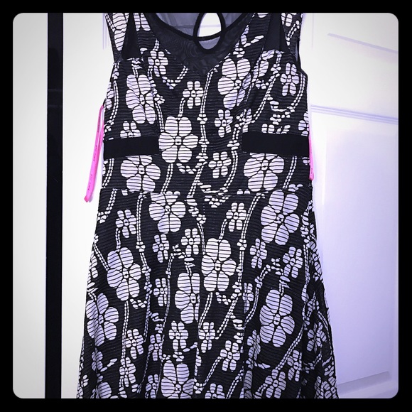 Black and white Betsey Johnson dress
