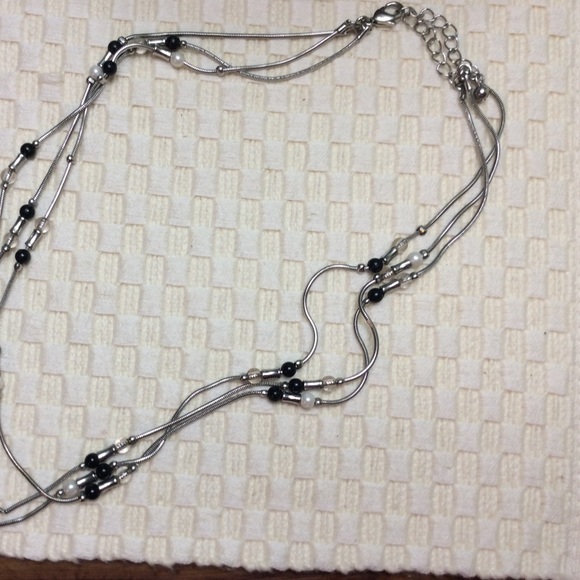 Silver Necklace.