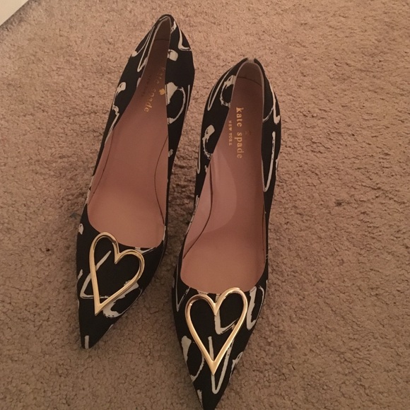 kate spade heart heels