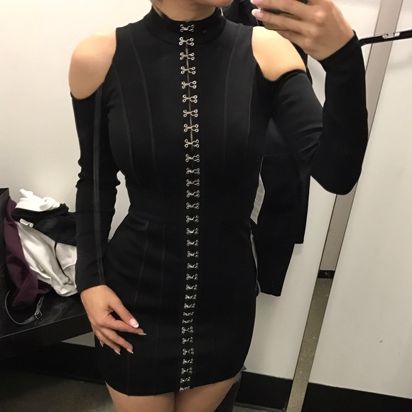 Gorgeous black detailed Bebe dress