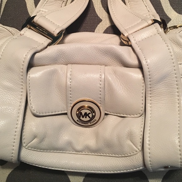 White leather Michael Kors purse